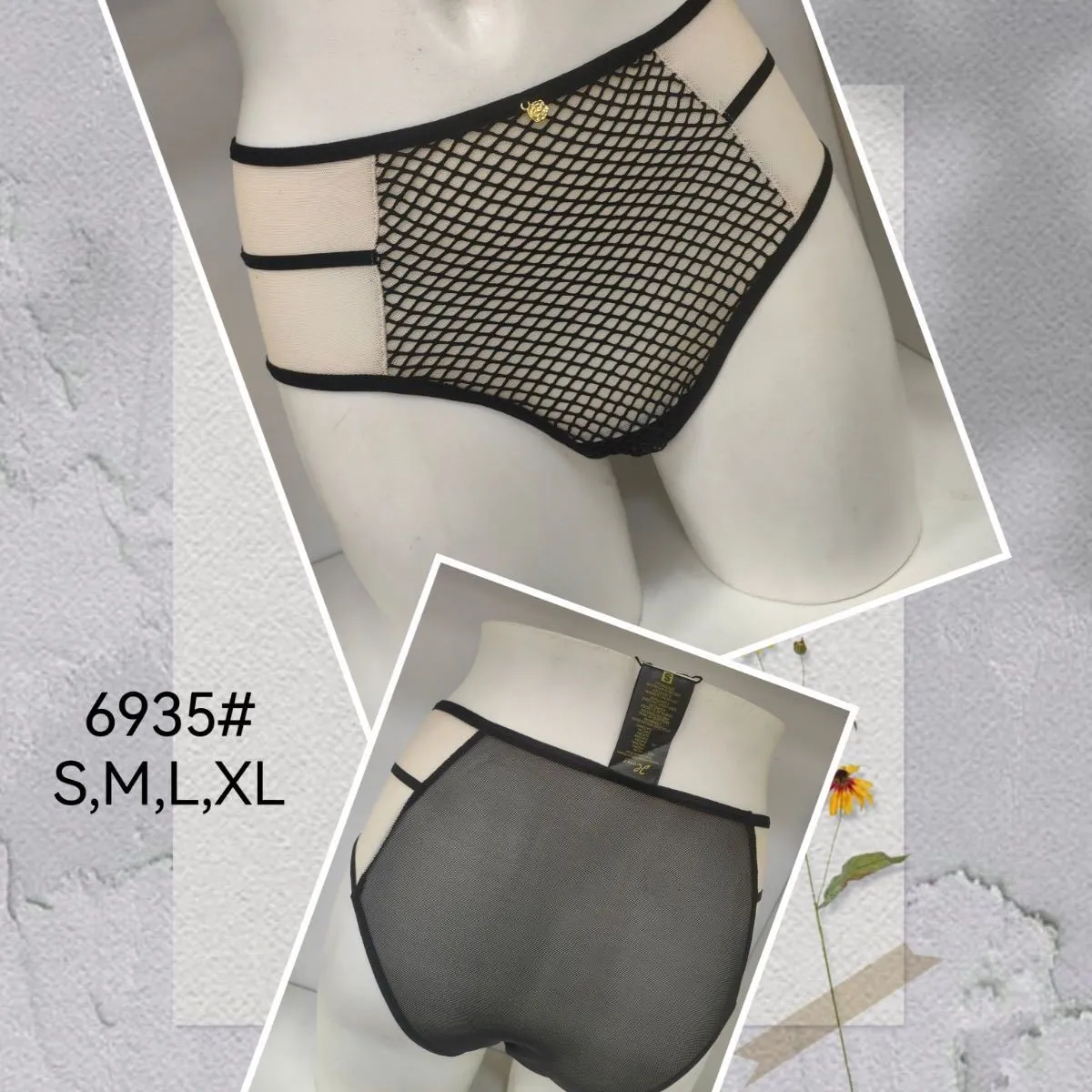 Majtki damskie koronkowe S.M.L.XL 6935