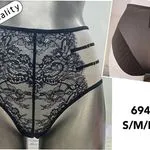 Majtki damskie koronkowe S/M/L/XL czarne