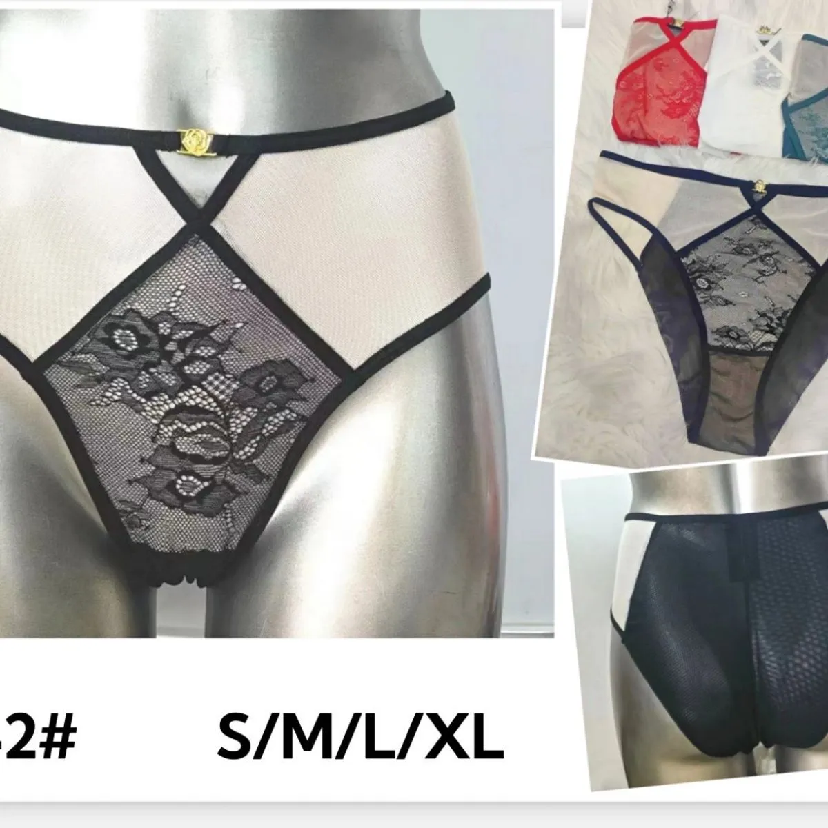 Majtki damskie koronkowe S/M/L/XL