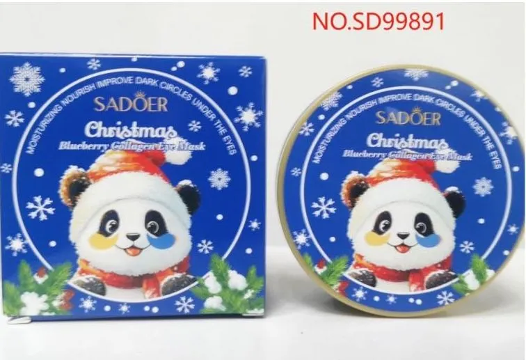 Płatki pod oczy SADOER Borówka Christmas Mask 1 para