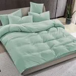Pościel 160/200 cm miętowa z poszewkami