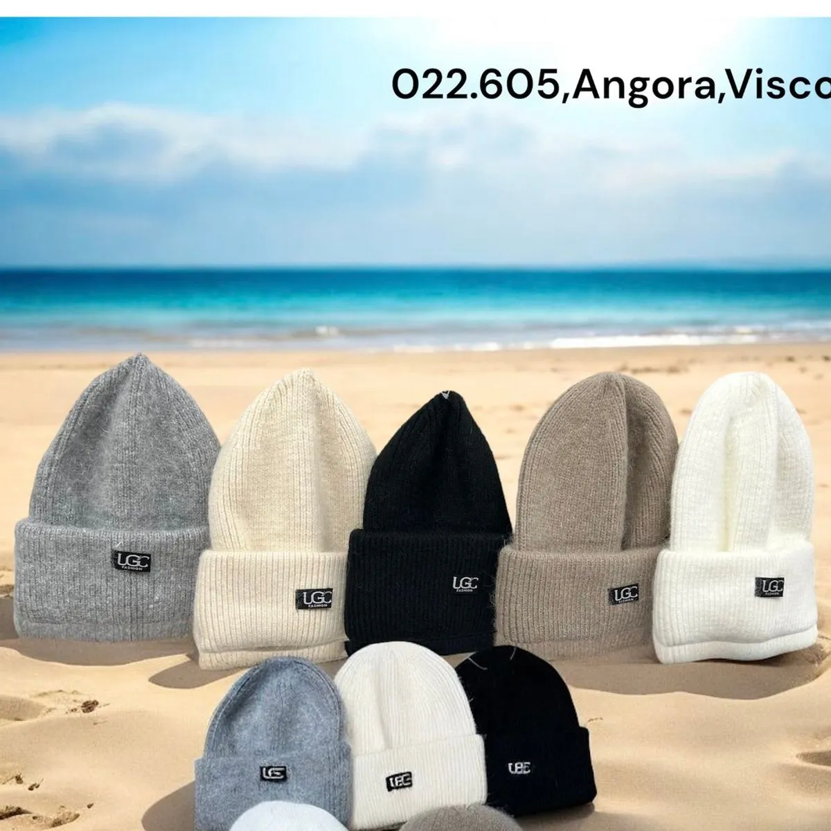 Czapki damskie UGG 022.660 Anfora Viscosa różne kolory