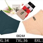 Majtki damskie plus size XL-38 beżowe/czarne/zielone
