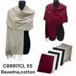 Szale damskie bawełniane C88917CL L55, 12 szt/op.