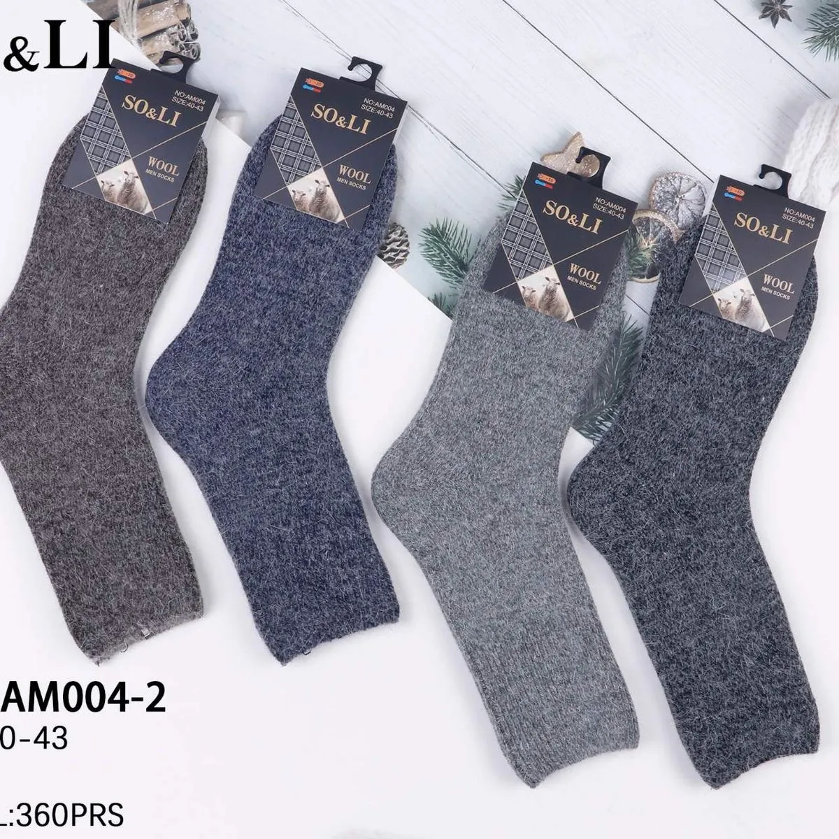 Skarpetki damskie SO&L M1004-2, 36-40PR, 30 szt