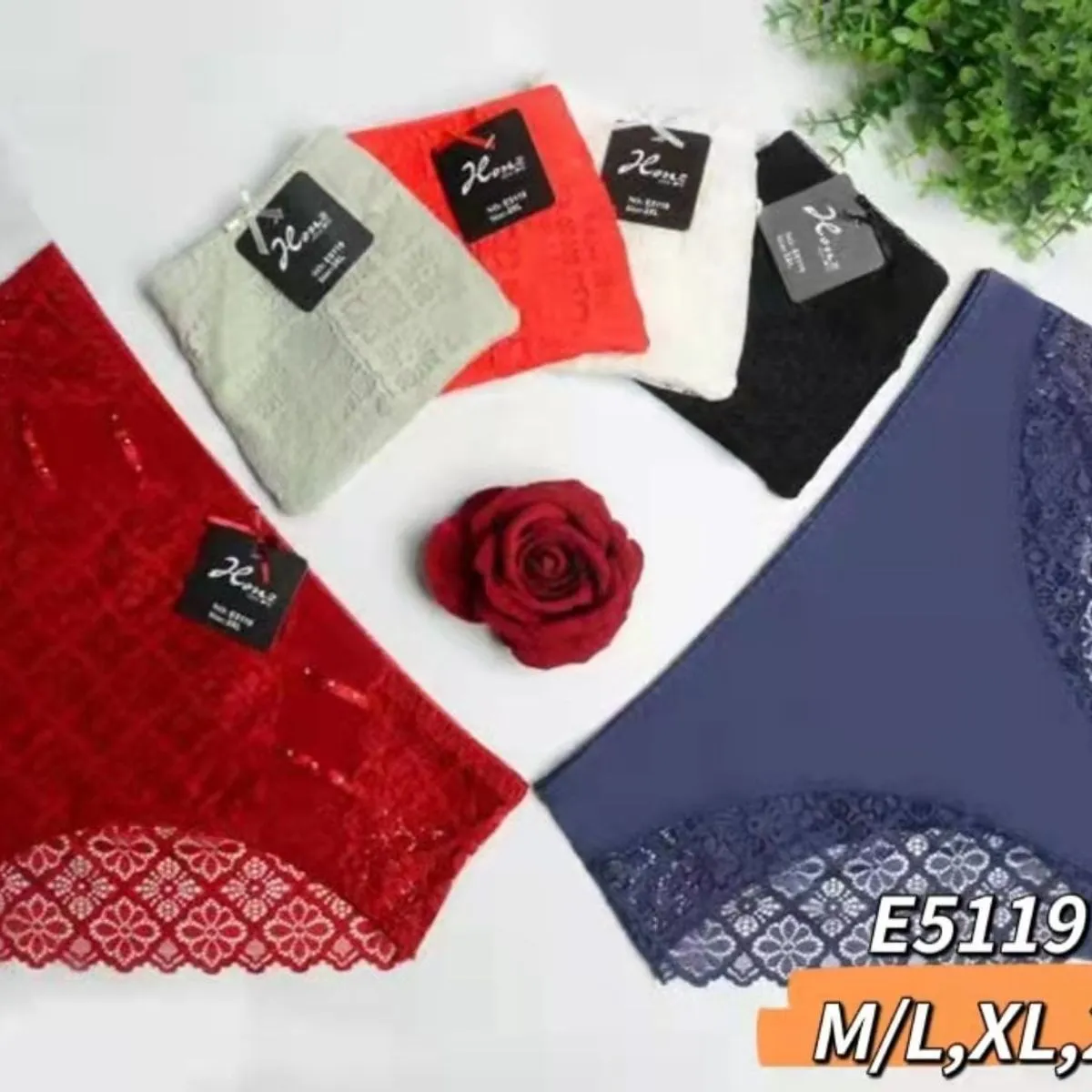 Majtki damskie koronkowe E5119# M/L XL 2XL