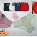 Majtki damskie E5112 S-XXL czarne białe czerwone niebieskie