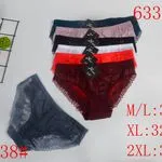 Majtki damskie koronkowe M/L:30 XL:32 2XL:34 multikolor