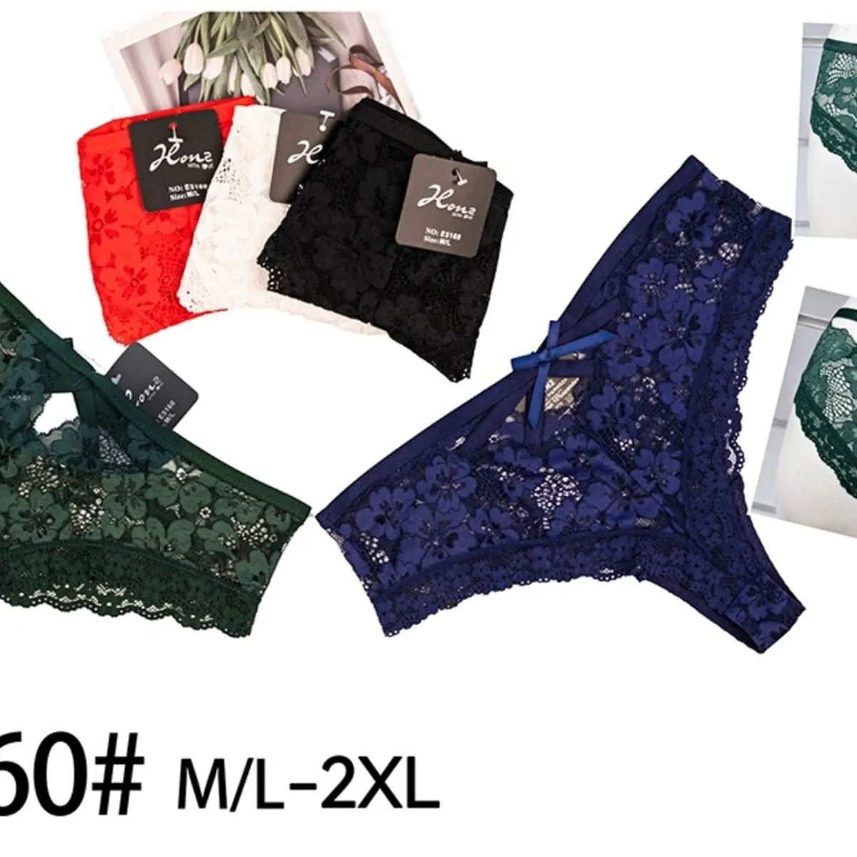Majtki damskie koronkowe F-160# M-L-XL