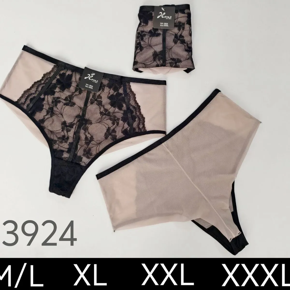 Majtki damskie koronkowe Xena M/L XL XXL XXXL 8924