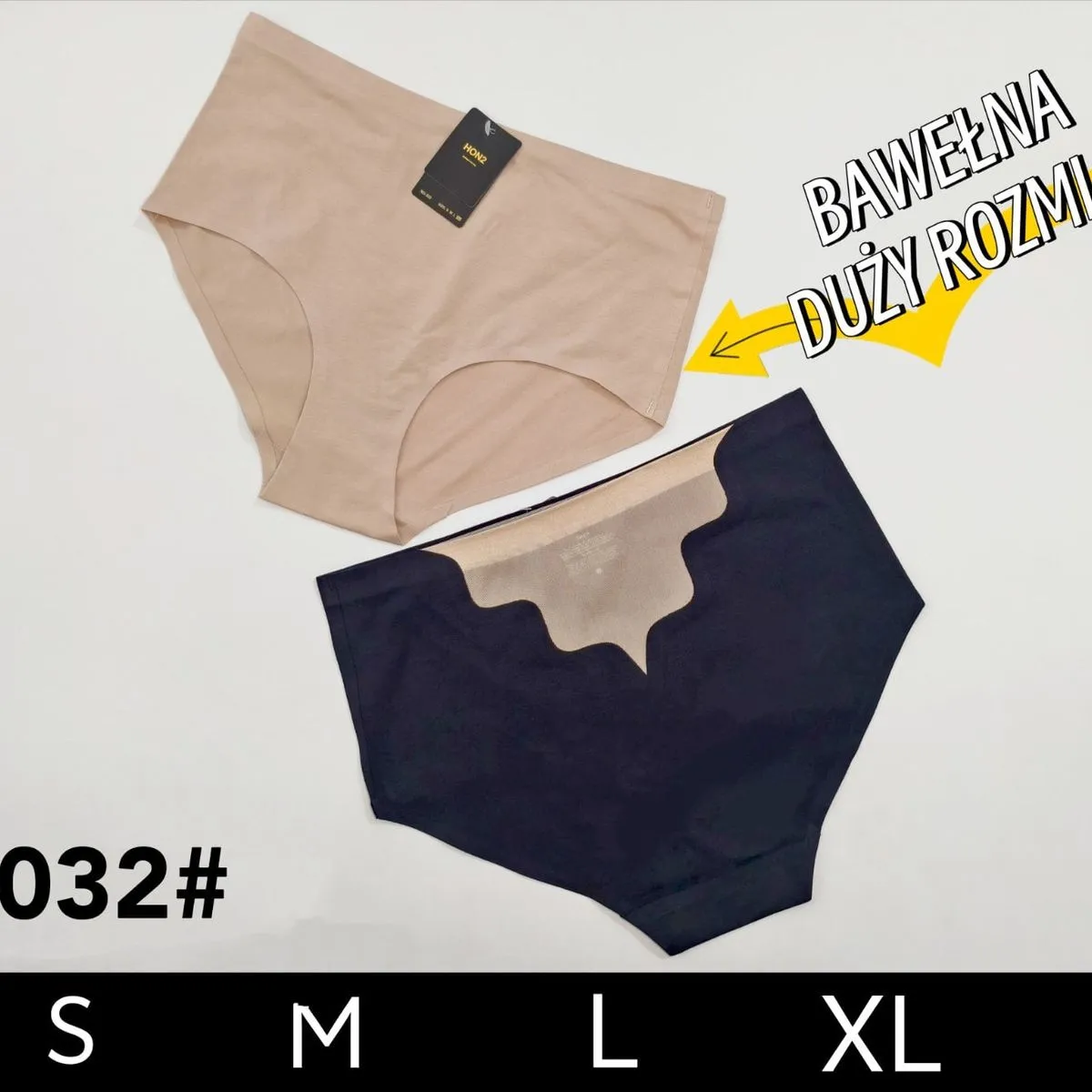 Bawelna Majtki Damskie Duży Rozmiar S-XXL