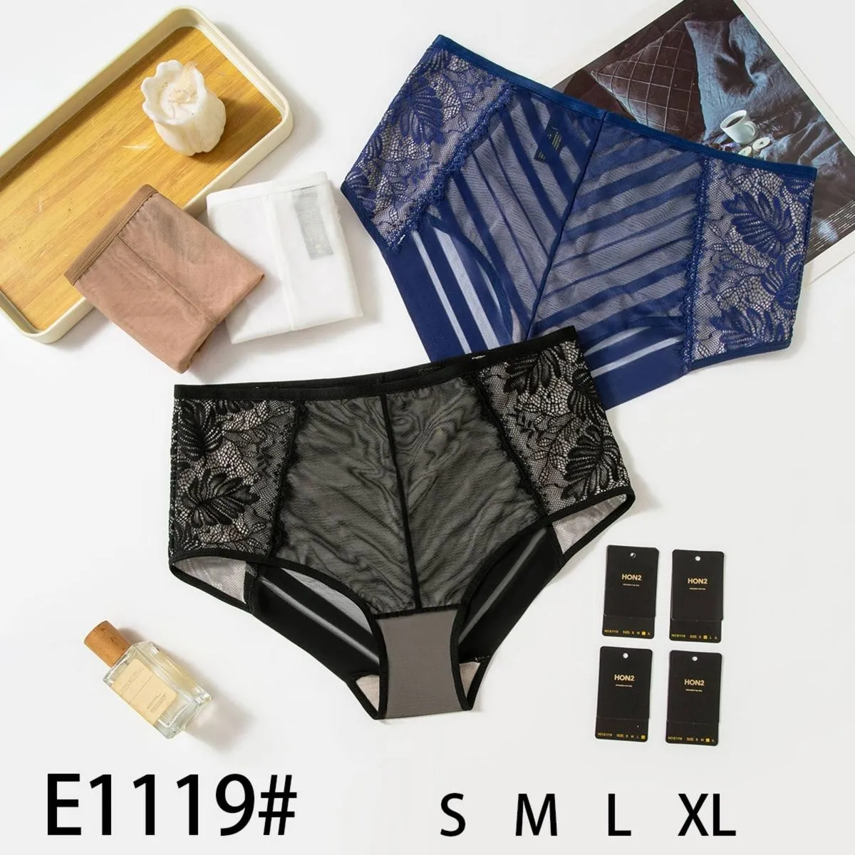 Majtki damskie koronkowe E11119 S/M/L/XL