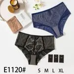 Majtki damskie koronkowe granatowe i czarne E1120 S-XXL