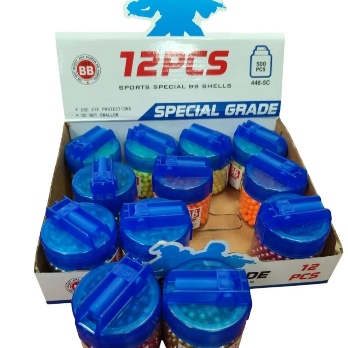 Kulek 500PCS Plastikowych BB do ASG 12szt/opak.