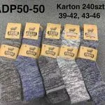 Skarpetki męskie COSAS ADP P50-50-50, rozmiary 39-42/43-46