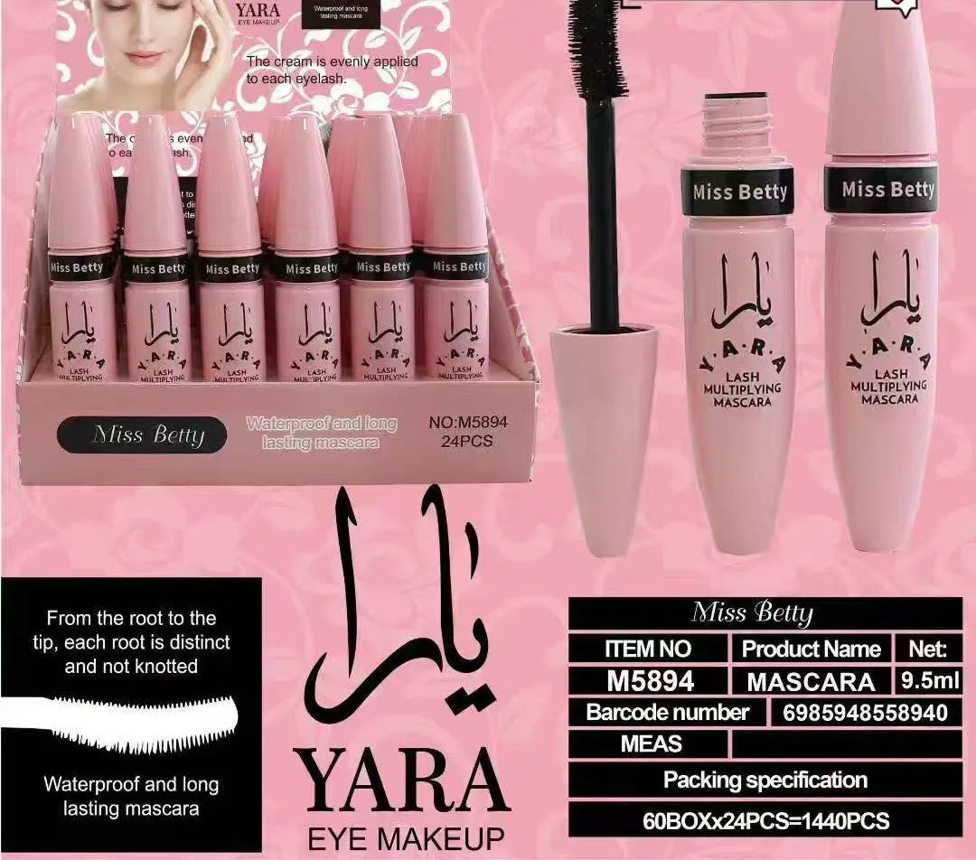 Maskara do rzęs YARA Miss Betty wodoodporna 10ml