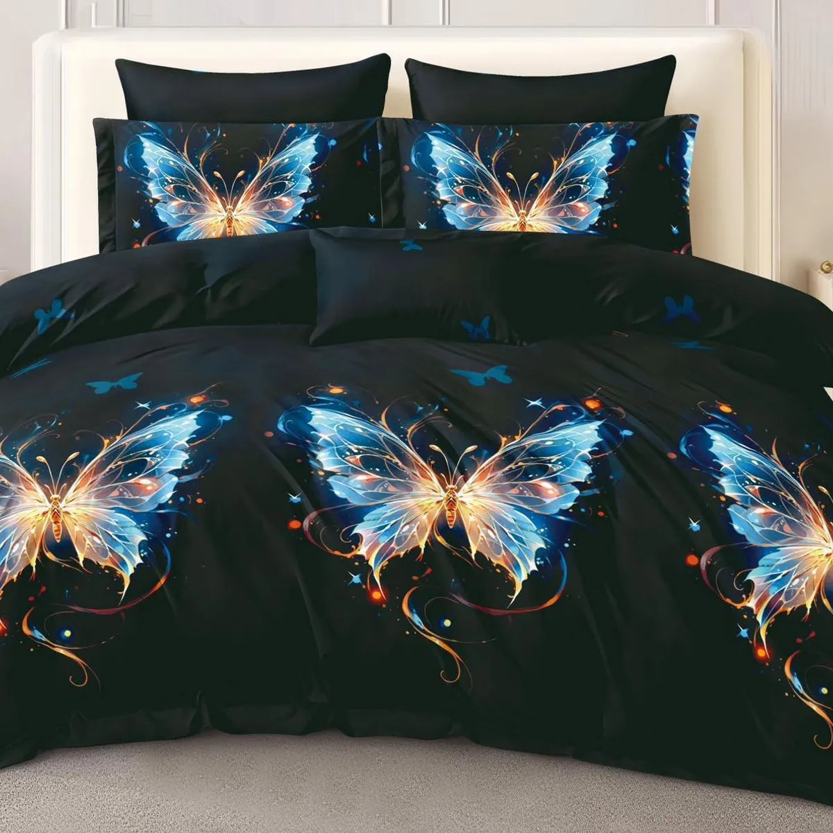 Komplet Pościel Milanie 4CZ160/200 Motyw Motyli