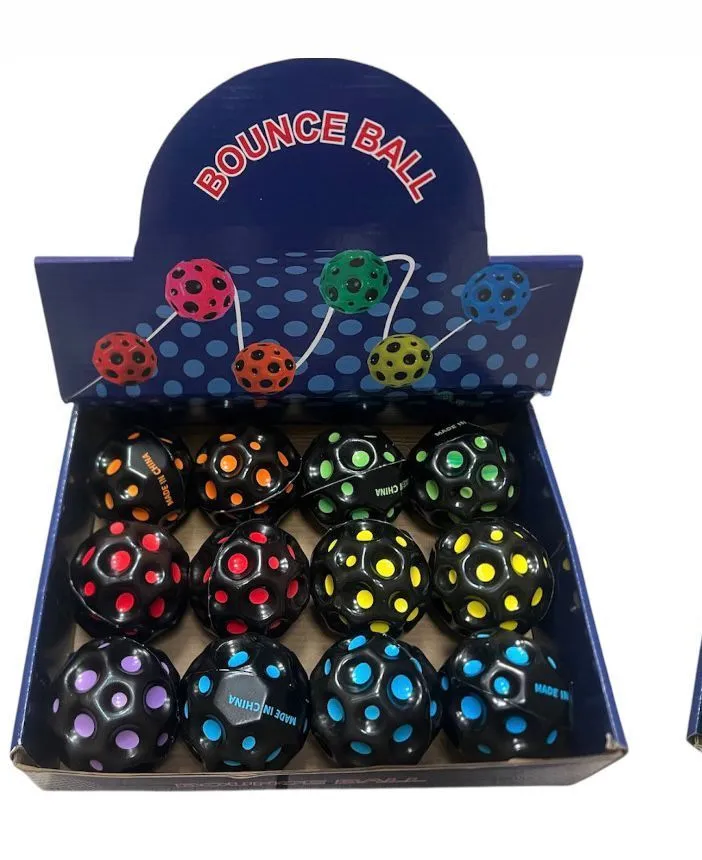 Zestaw 12 kolorowych piłeczek skaczących Bounce Ball