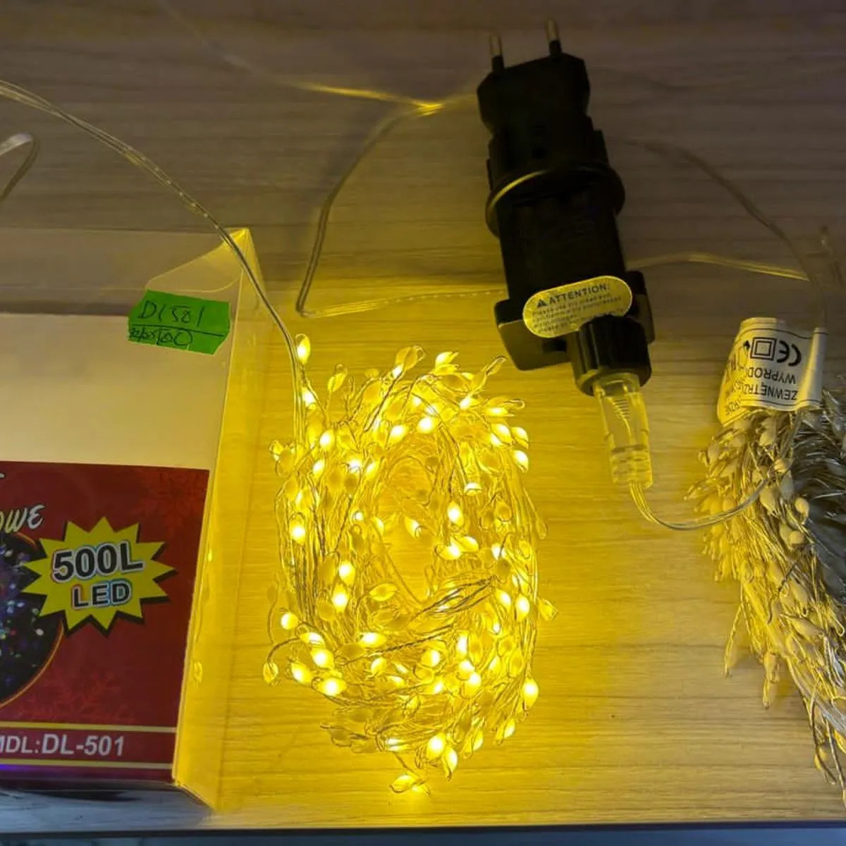 Lampki LED 500LED 20m ciepłe białe