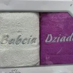 Ręczniki Babcia & Dziadek 70/140 100% Bawełna