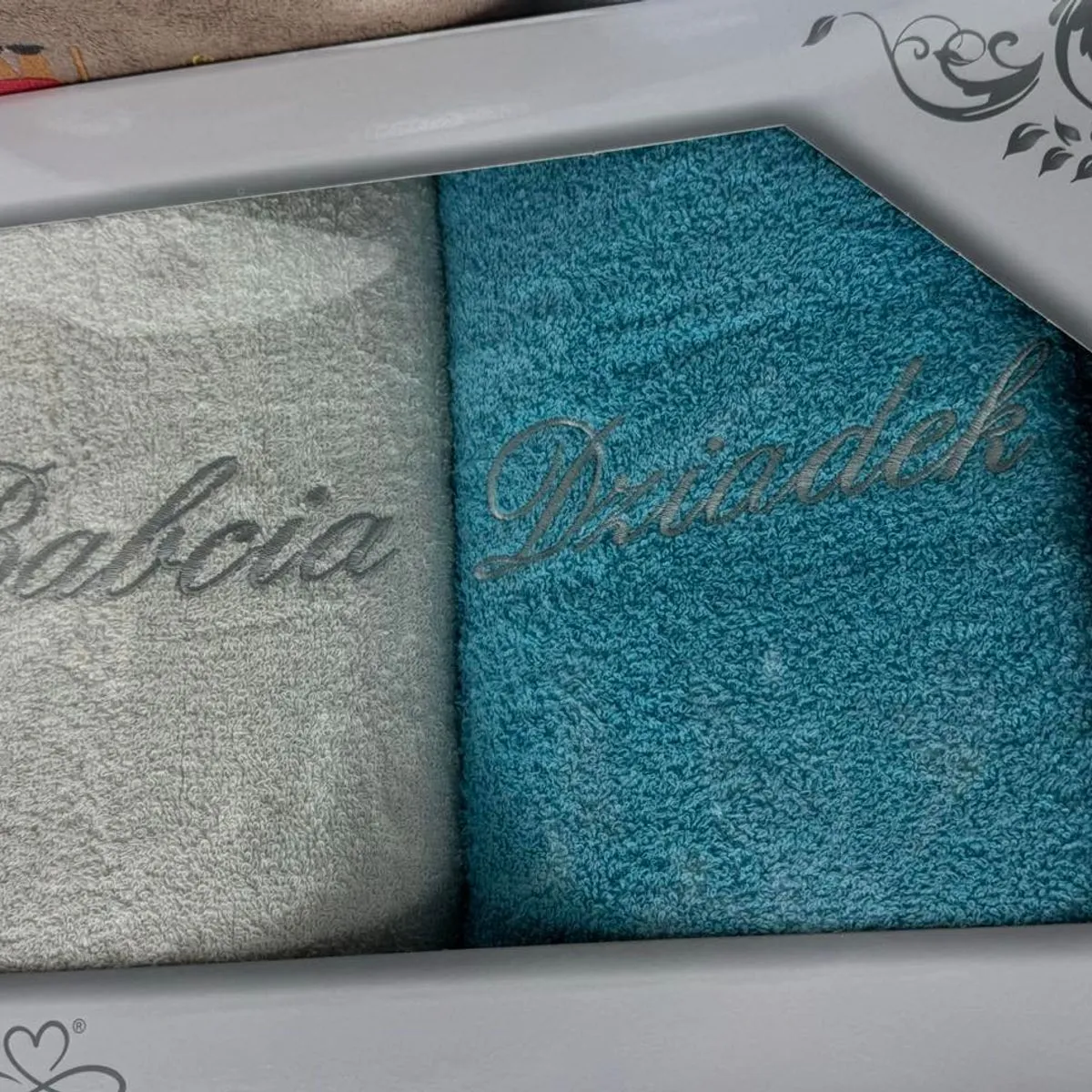 Ręczniki Babcia & Dziadek 70/140 100% Bawełna