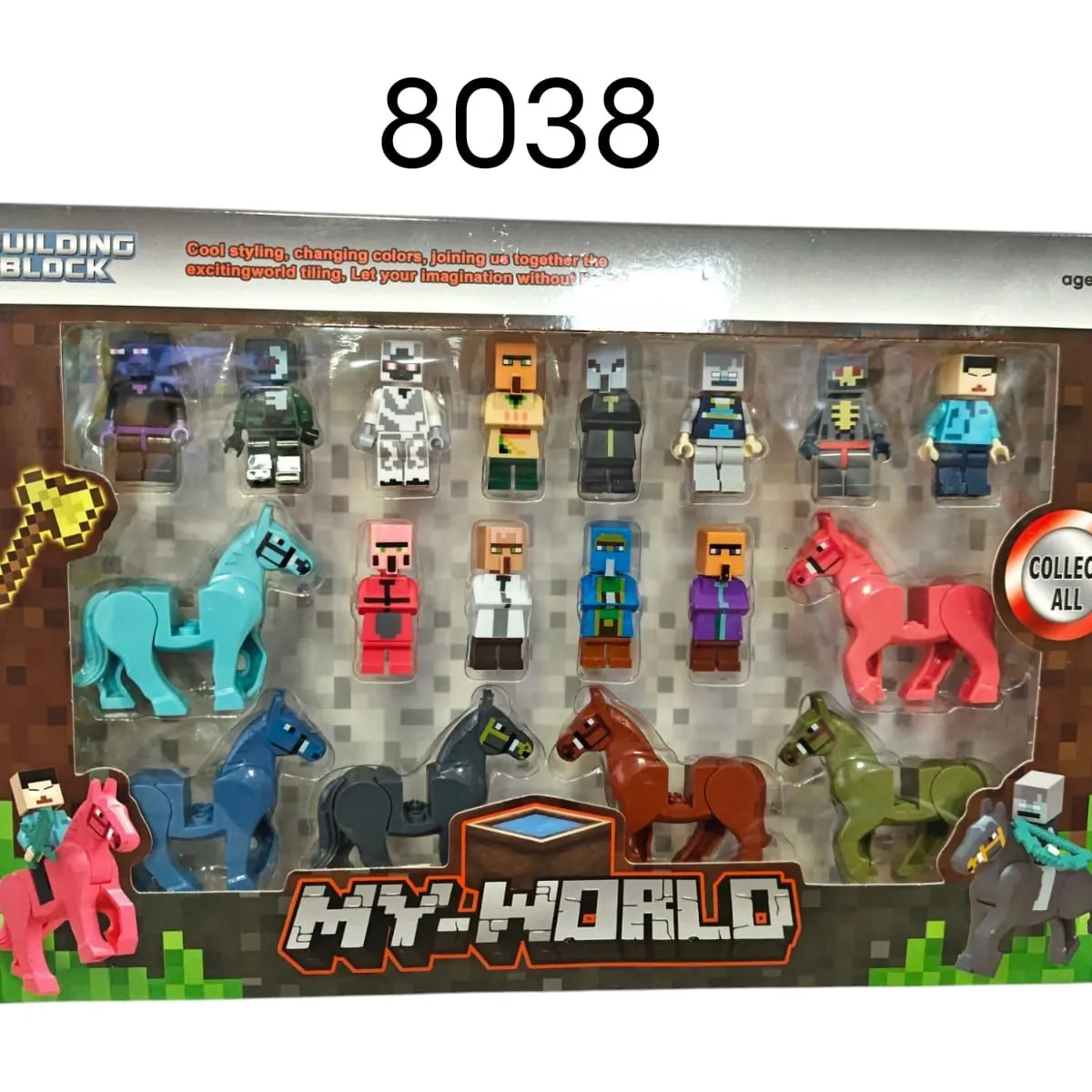 Zestaw figurek Minecraft My World 18 szt.