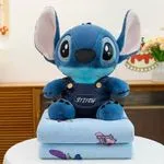 Maskotka Stitch z Kocykiem Niebieski