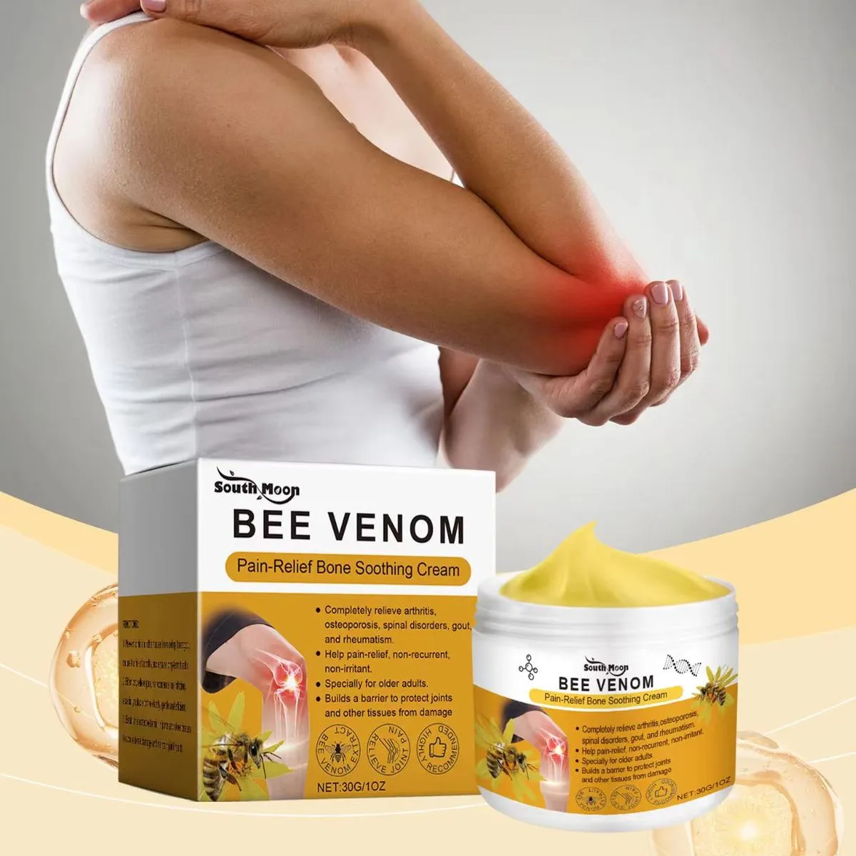 Bee Venom Pain-Relief Soothing Cream 100g krem łagodzący ból