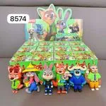 Zabawki Breloki Gumowe Zootopia 12 szt