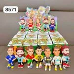 Breloki gumowe piłka z piłkarzami FIFA 8571