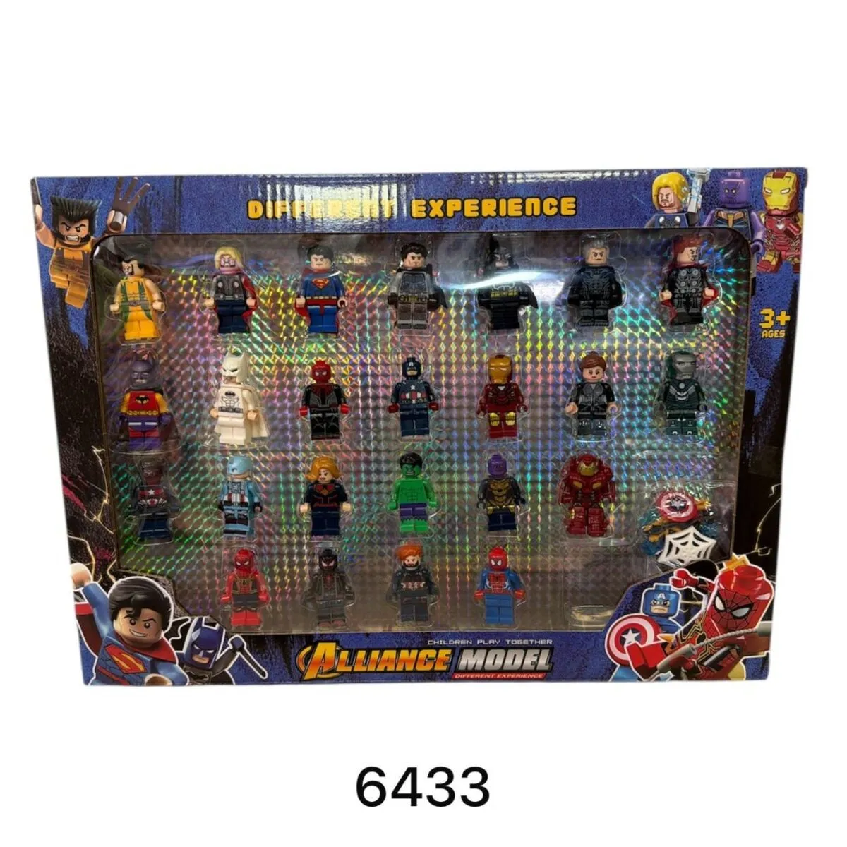 Zestaw figurek Avengers 24 szt. Building Blocks 6433