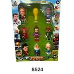 Zestaw figurek Soccer Team 8 szt z pucharem 3+