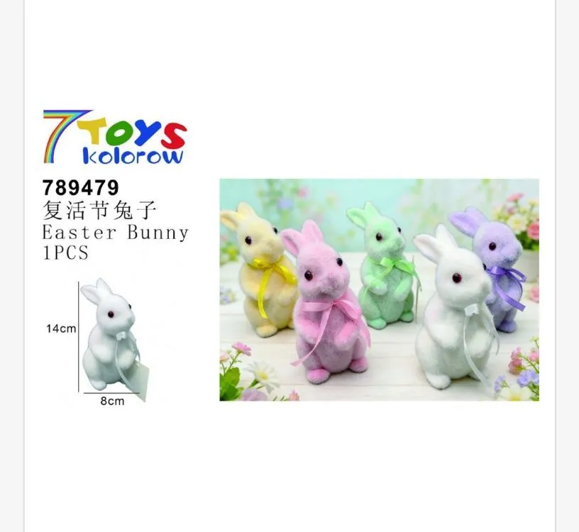 Ozdoby Wielkanocne Easter Bunny 14cm 12 szt