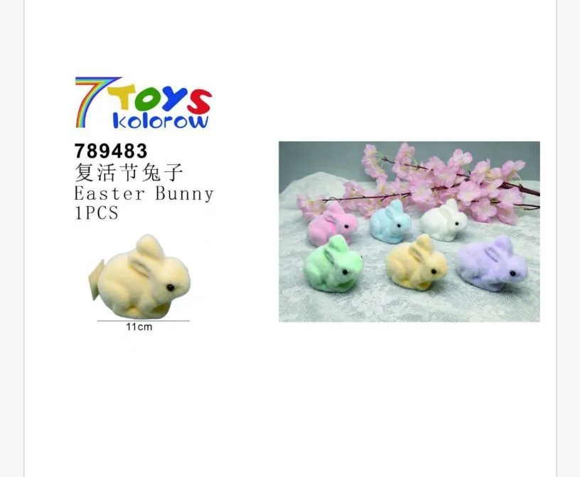 Ozdoby Wielkanocne Easter Bunny 11cm 7 kolorów