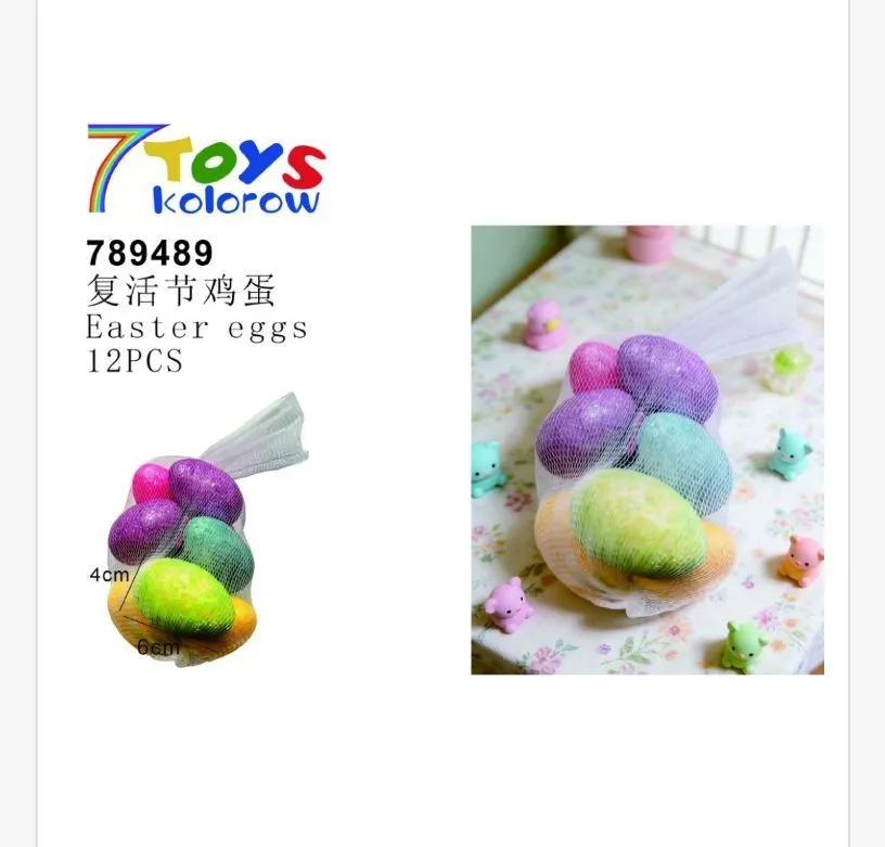 Ozdoby Wielkanocne Easter Eggs 4cm 12 szt