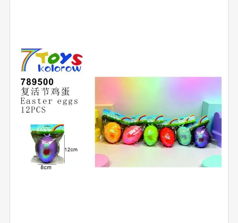 Ozdoby wielkanocne Easter Eggs 8cm i 12cm, 12 szt