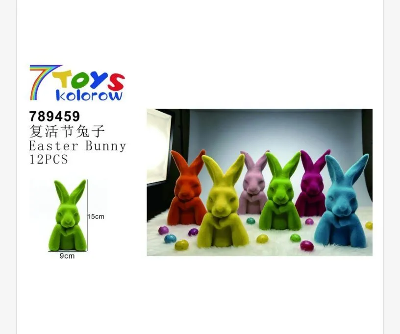 Ozdoby Wielkanocne Easter Bunny 15cm 12 szt