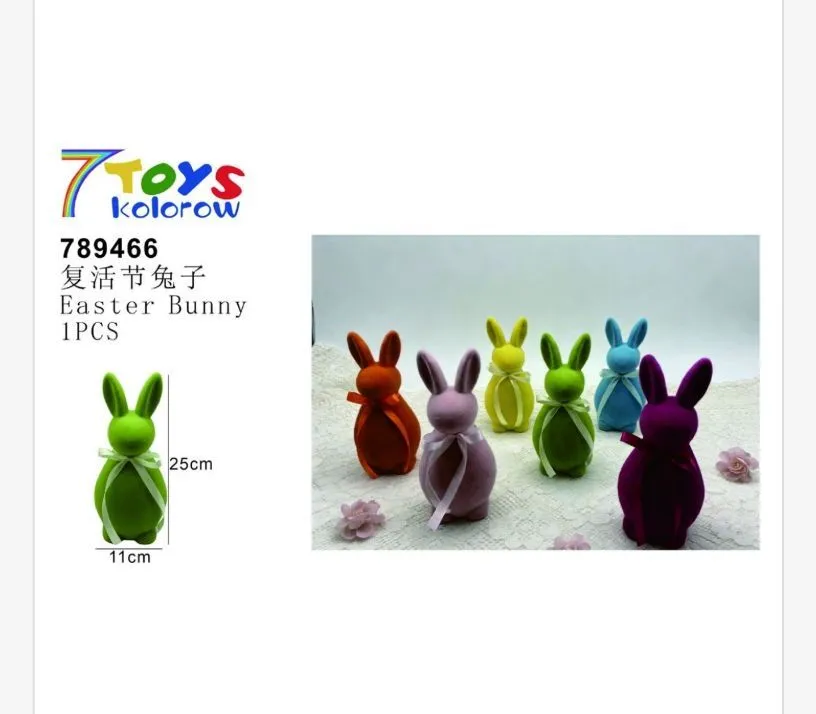 Ozdoby Wielkanocne Easter Bunny 25cm 6 szt