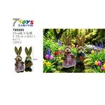 Figurki królików wielkanocnych 25 cm 12 szt