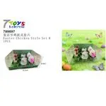 Zestaw 6 figurek Easter Chicken 14x9 cm