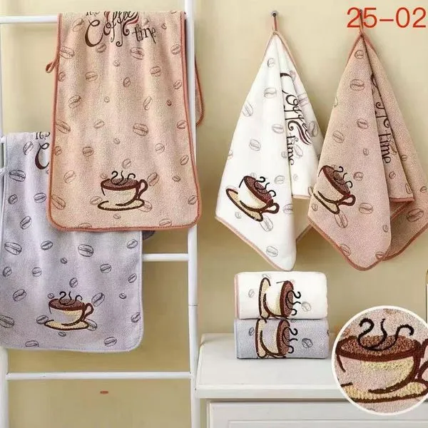 Ścierki z Mikrofibry 40/60 Motyw Kawowy