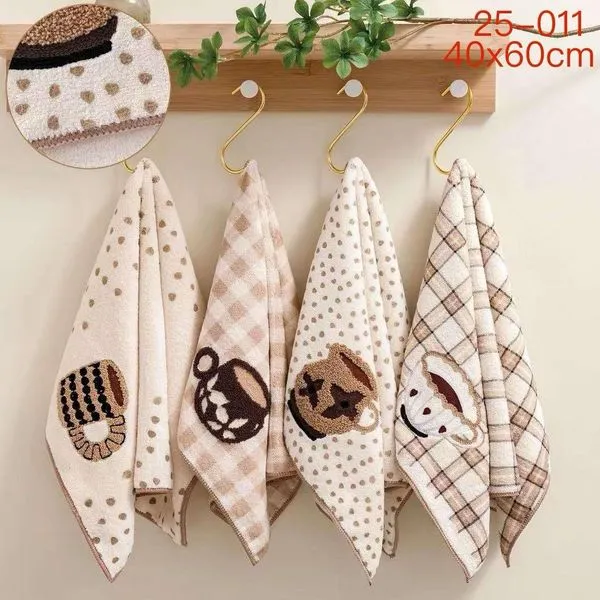 Ścierki z Mikrofibry 40x60cm 40/60 wzory kawowe