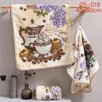 Ręcznik frotte dekoracyjny 40x60cm beżowy kawa