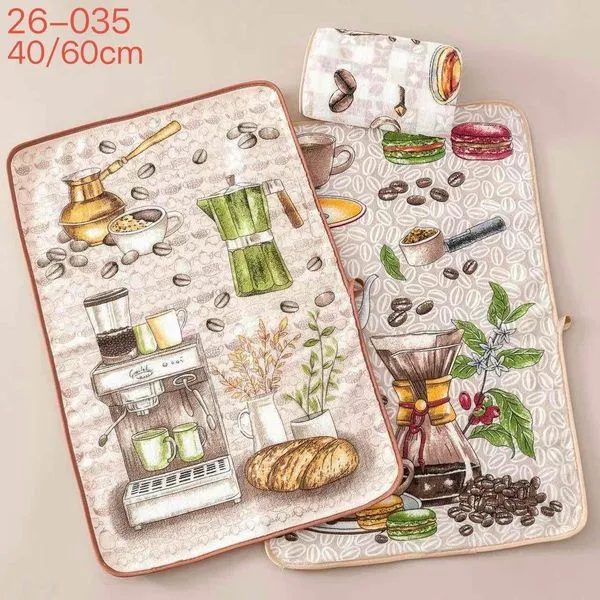 Ścierki z Mikrofibry 40/60 cm Motyw Kawy