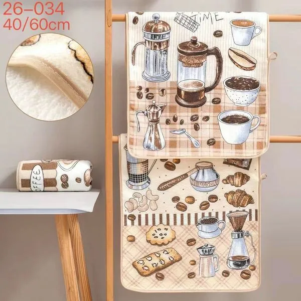 Ścierki z Mikrofibry 40/60 cm Motyw Kawowy