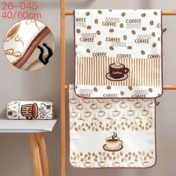 Ścierki z Mikrofibry 40x60 cm Motyw Kawowy