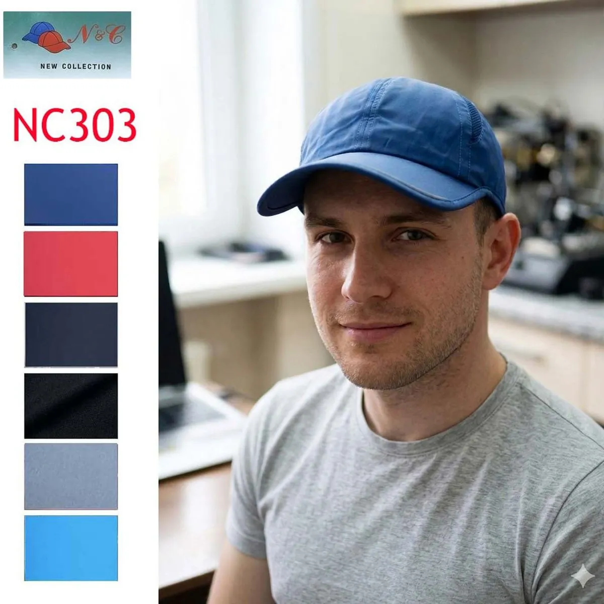 Czapki męskie bejsbolówki NC303 New York Caps