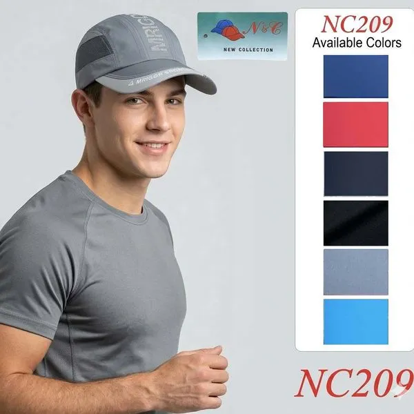 Czapka męska sportowa NC209 szara