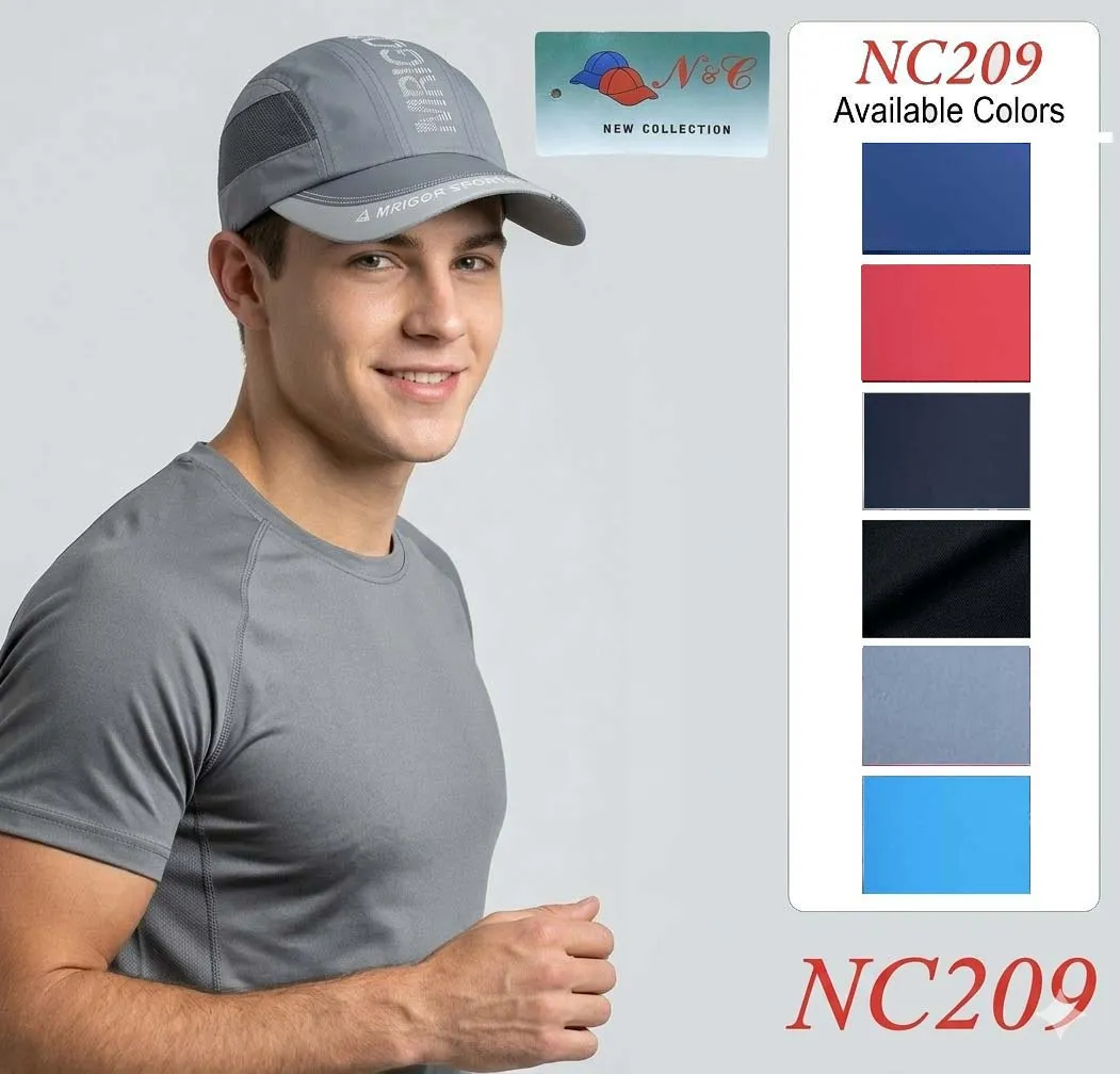 Czapka męska sportowa NC209 szara