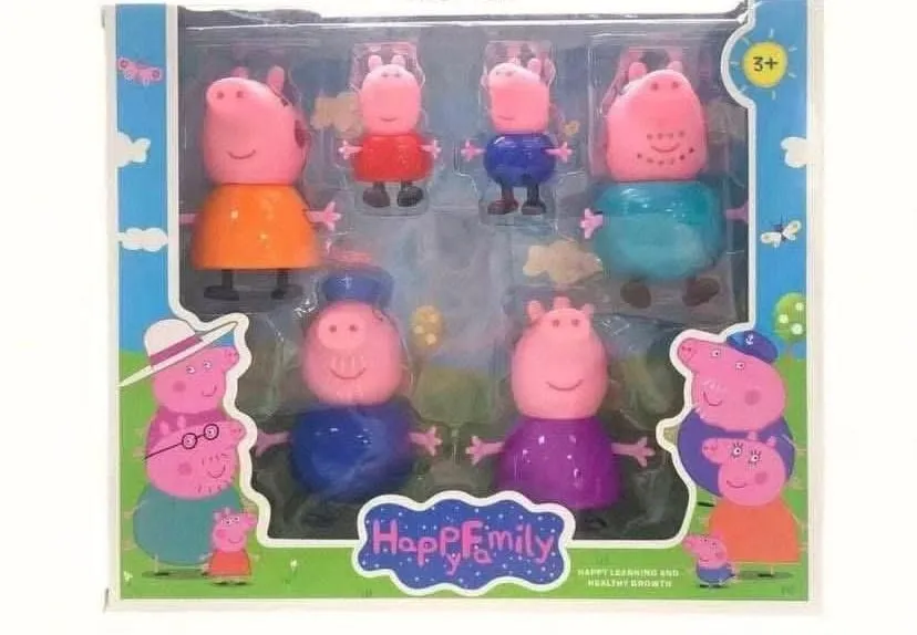 Zestaw figurek Happy Family Peppa Pig 6 szt
